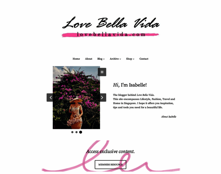 Lovebellavida.com thumbnail