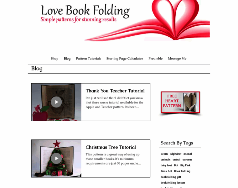 Lovebookfolding.com thumbnail