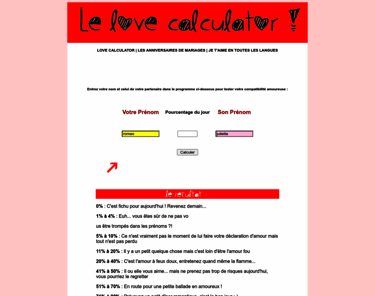 Lovecalculator.fr thumbnail