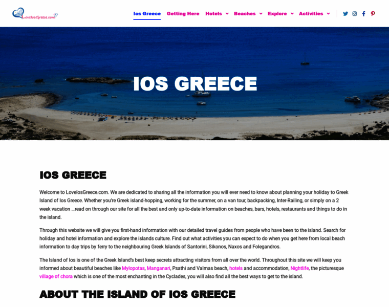 Loveiosgreece.com thumbnail