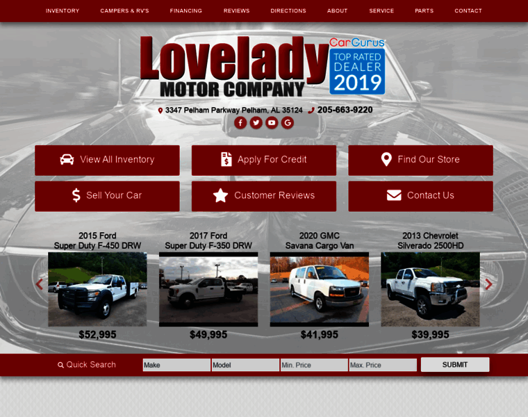 Loveladymotors.com thumbnail
