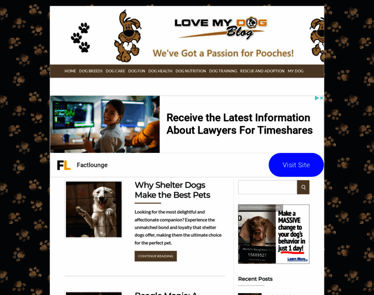 Lovemydogblog.com thumbnail