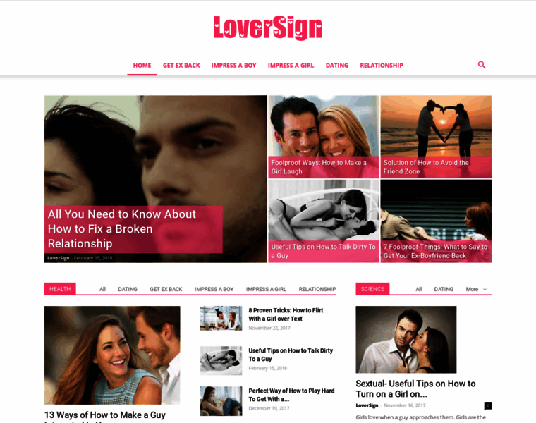 Loversign.com thumbnail