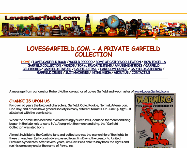 Lovesgarfield.com thumbnail