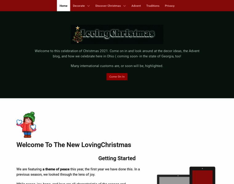 Lovingchristmas.com thumbnail