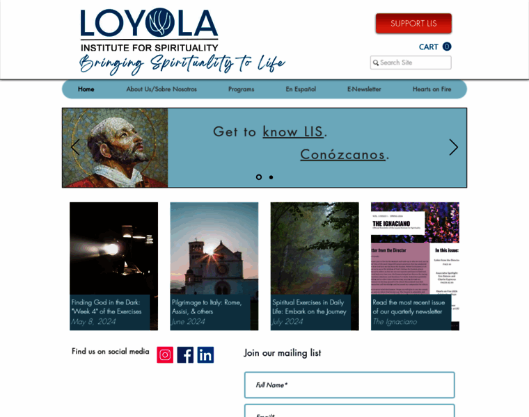 Loyolainstitute.org thumbnail