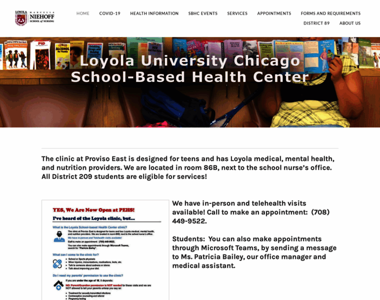 Loyolasbhc.org thumbnail