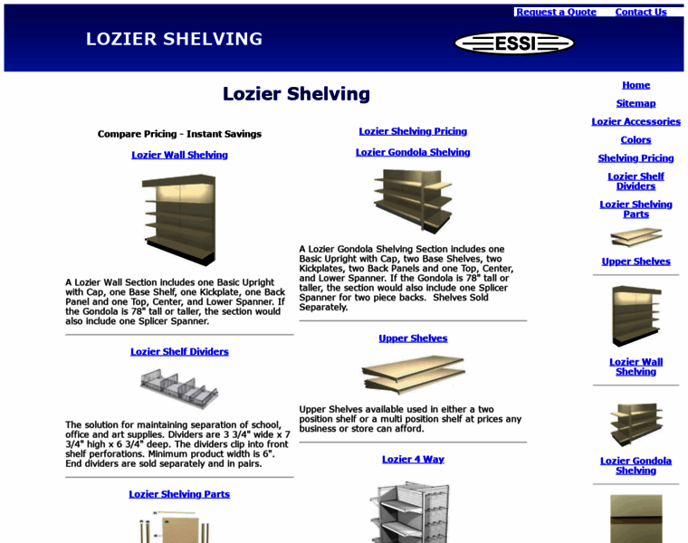 Lozier-shelving.com thumbnail