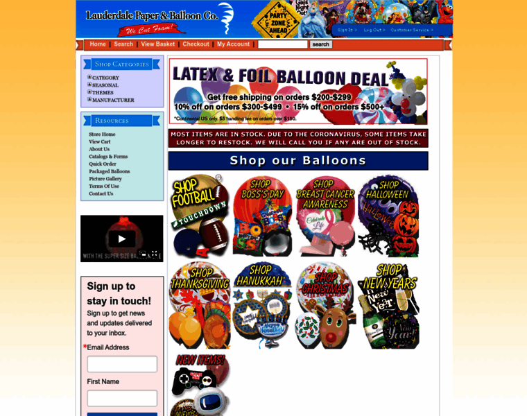 Lpballoons.com thumbnail