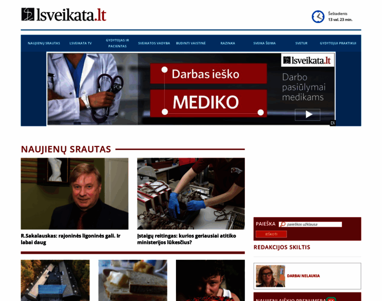 Lsveikata.lt thumbnail Lsveikata.lt thumbnail