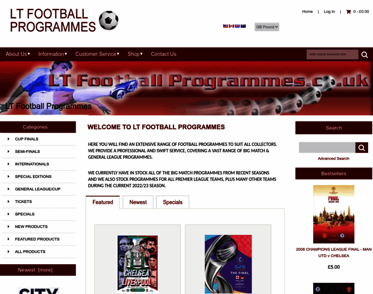 Lt-footballprogrammes.co.uk thumbnail