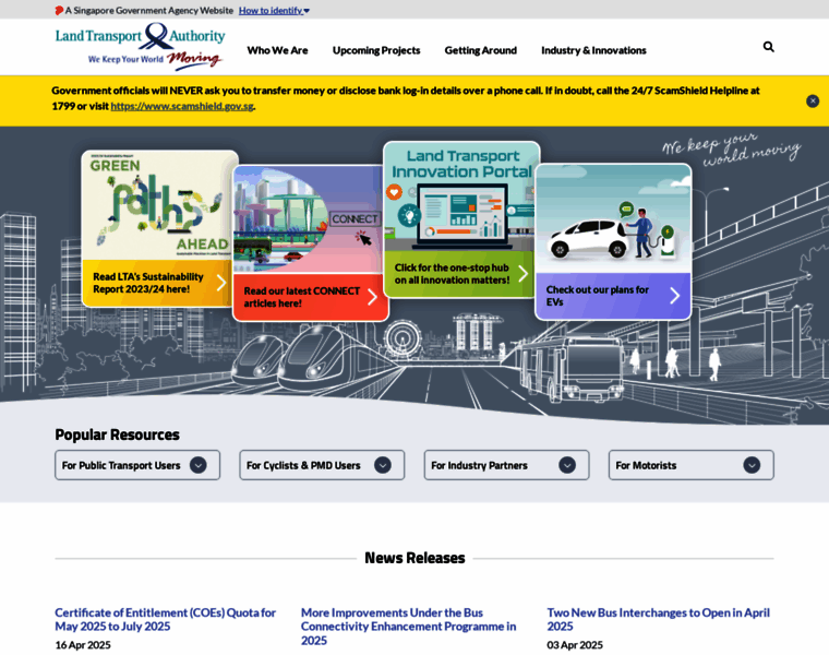 Lta.gov.sg thumbnail Lta.gov.sg thumbnail