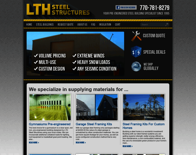 Lthsteelstructures.com thumbnail
