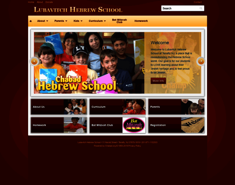 Lubavitchhebrewschool.com thumbnail