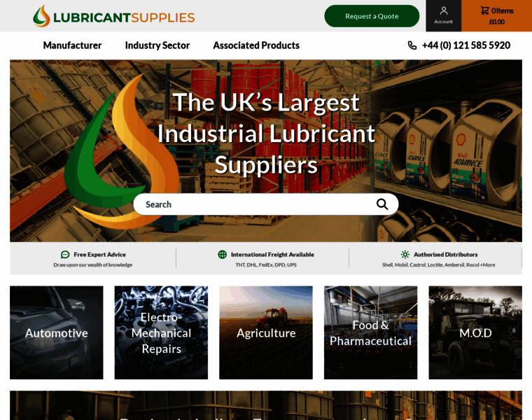 Lubricantsupplies.co.uk thumbnail