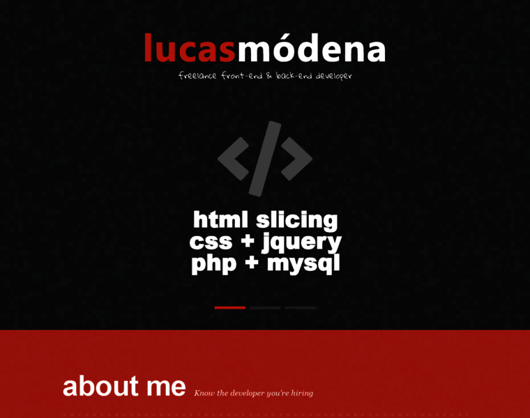 Lucasmodena.com thumbnail