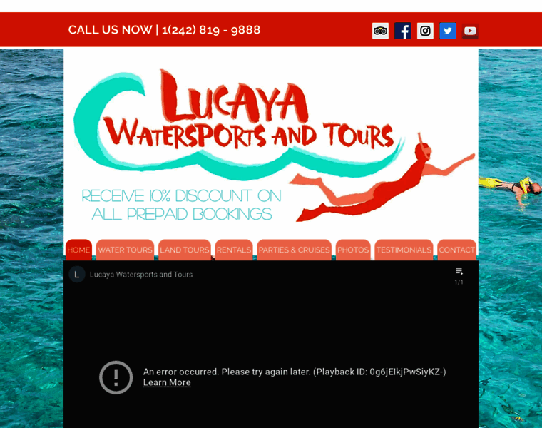 Lucayawatersports.com thumbnail