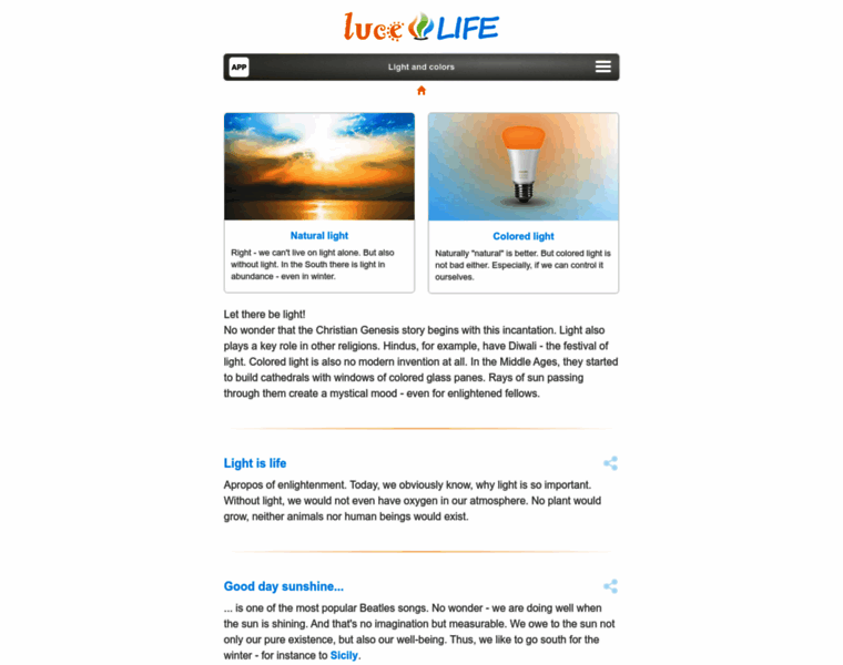 Luce.life thumbnail