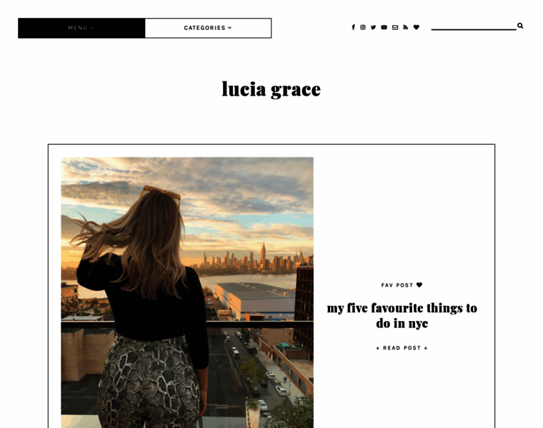 Luciagrace.co thumbnail