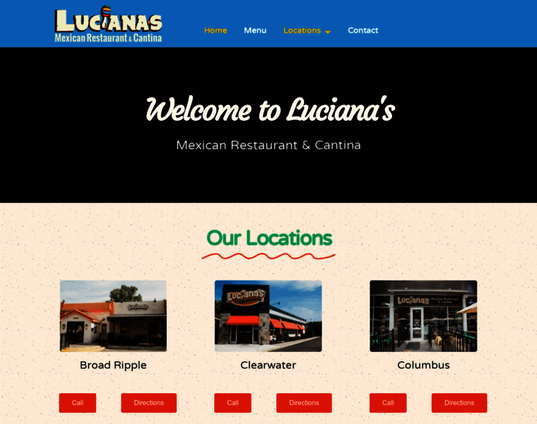 Lucianasmexicanrestaurant.com thumbnail