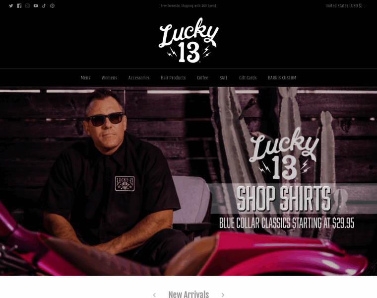 Lucky13apparel.com thumbnail