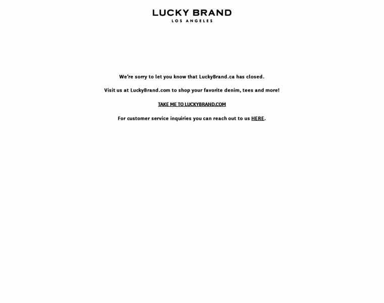 Luckybrand.ca thumbnail
