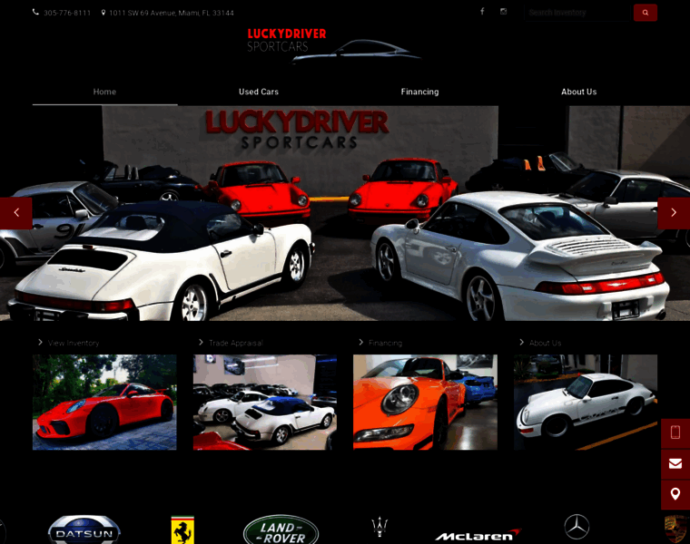 Luckydriversportcars.com thumbnail