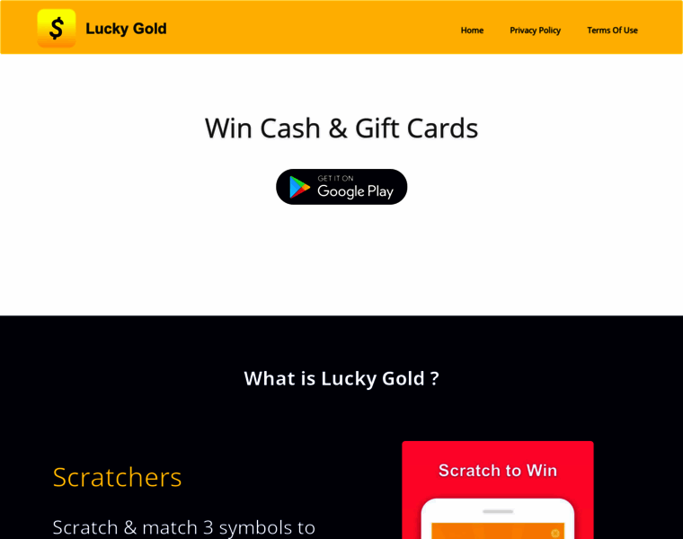 Luckygoldapp.com thumbnail