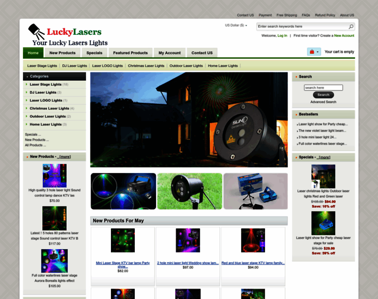 Luckylasers.com thumbnail