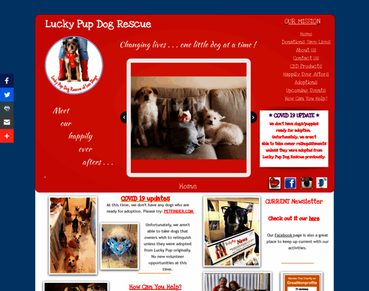Luckypupdogrescue.com thumbnail