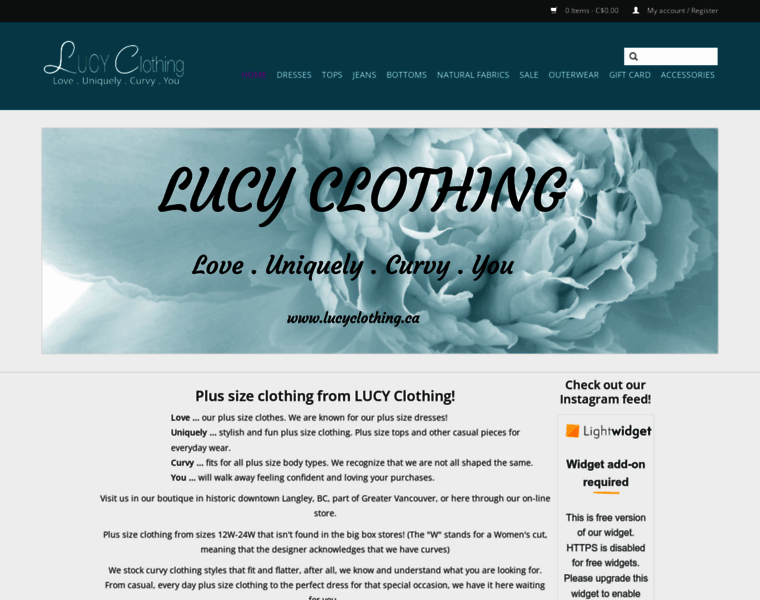Lucyclothing.ca thumbnail