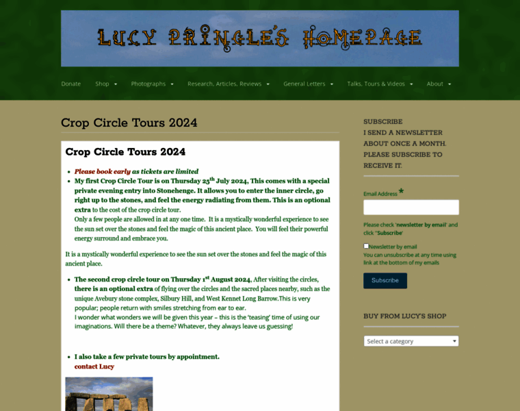 Lucypringle.co.uk thumbnail