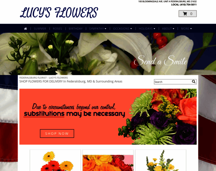 Lucysflowers.com thumbnail