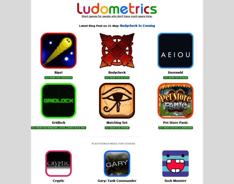 Ludometrics.com thumbnail