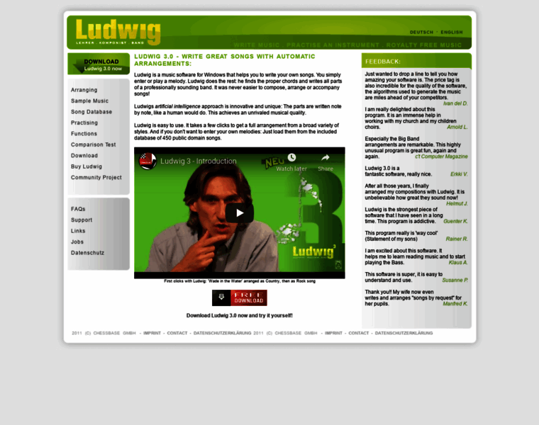 Ludwigband.com thumbnail