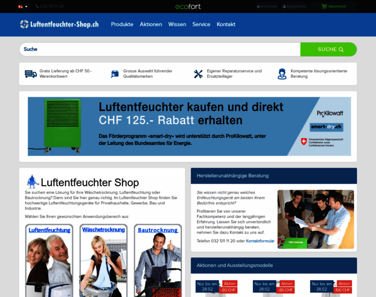 Luftentfeuchter-shop.ch thumbnail