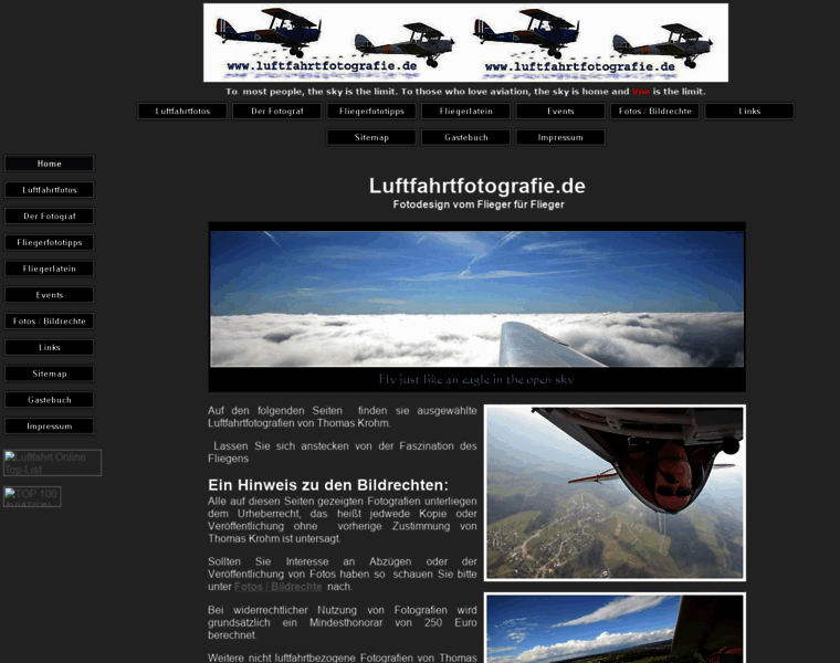 Luftfahrtfotografie.de thumbnail