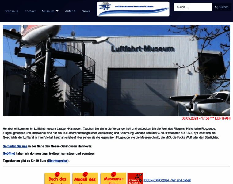 Luftfahrtmuseum-hannover.de thumbnail
