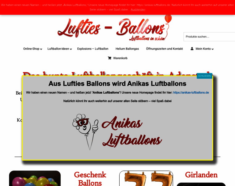 Lufties-ballons.de thumbnail
