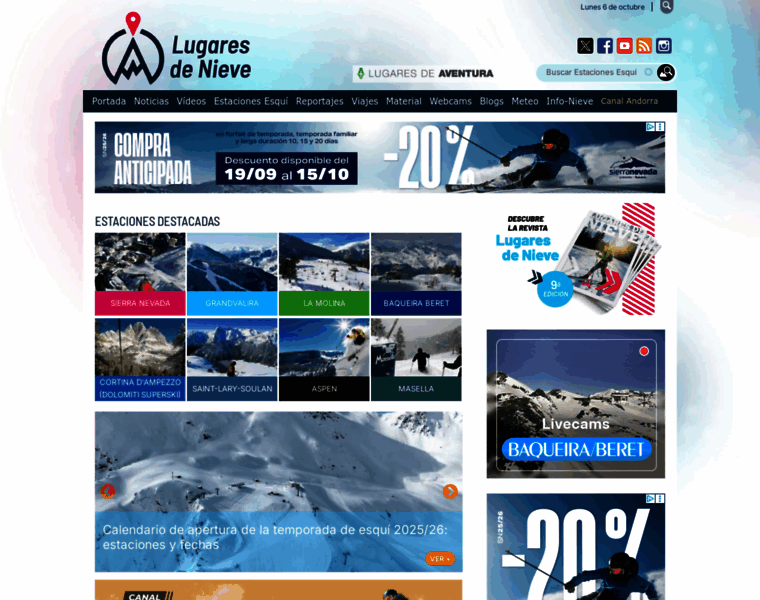 Lugaresdenieve.com thumbnail