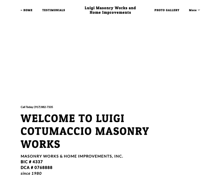 Luigicmasonry.com thumbnail