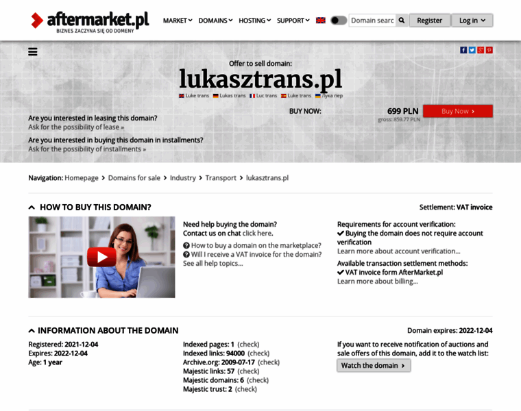 Lukasztrans.pl thumbnail
