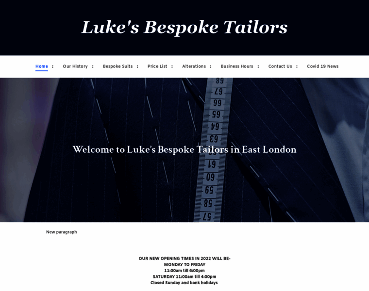 Lukesbespoketailors.co.uk thumbnail
