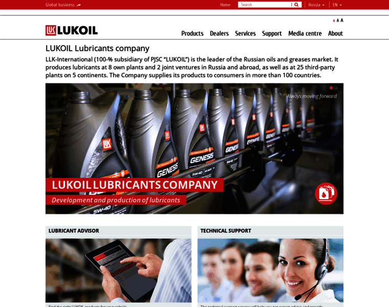 Lukoil-lubricants.com thumbnail