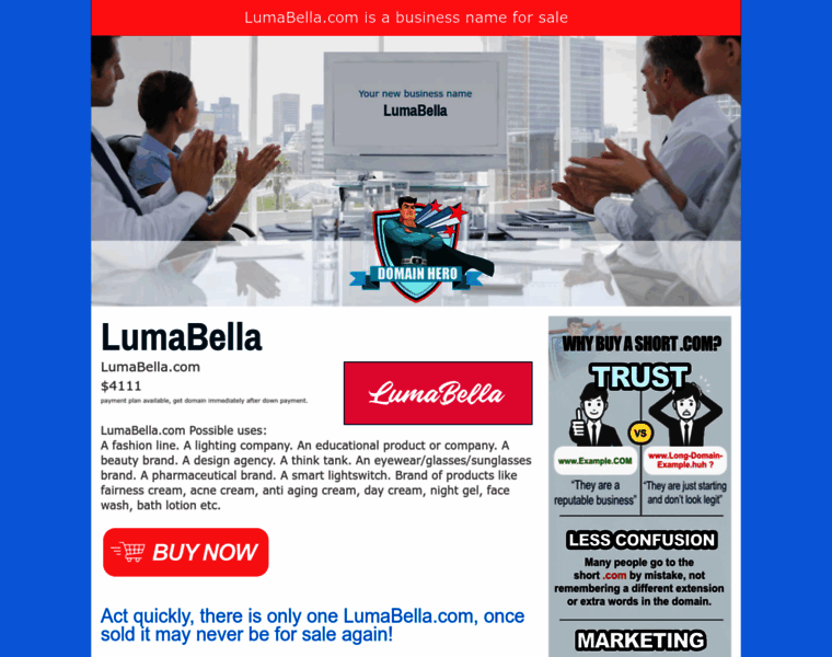 Lumabella.com thumbnail