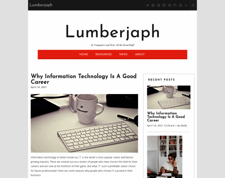 Lumberjaph.net thumbnail