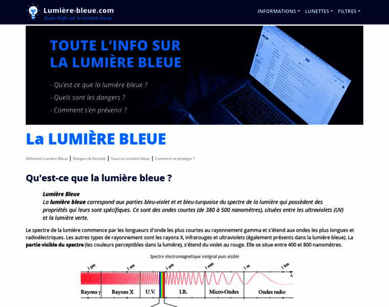 Lumiere-bleue.com thumbnail