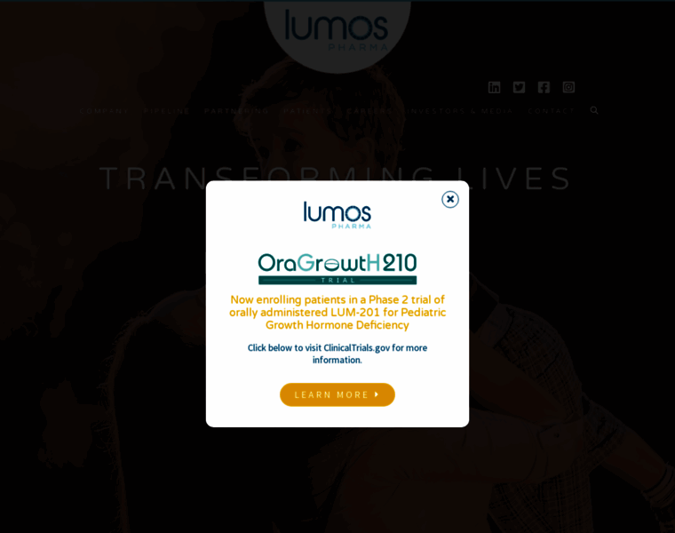 Lumos-pharma.com thumbnail