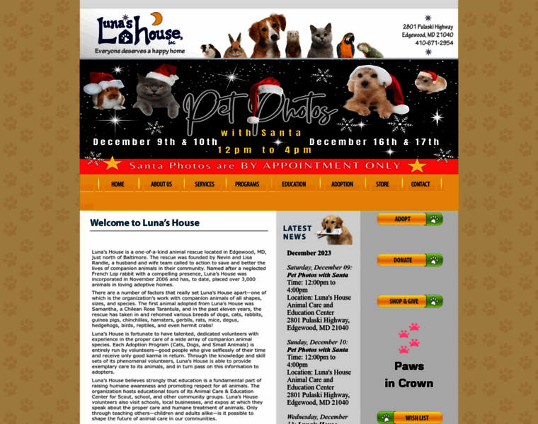 Lunashouse.org thumbnail