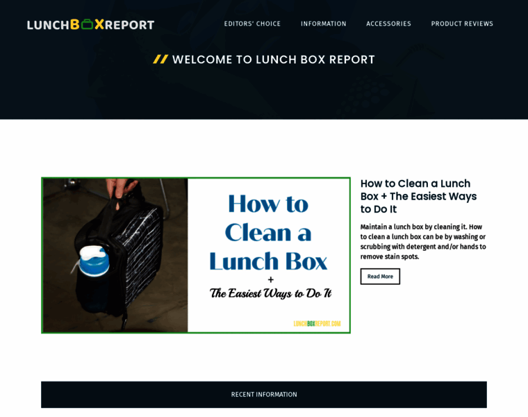 Lunchboxreport.com thumbnail